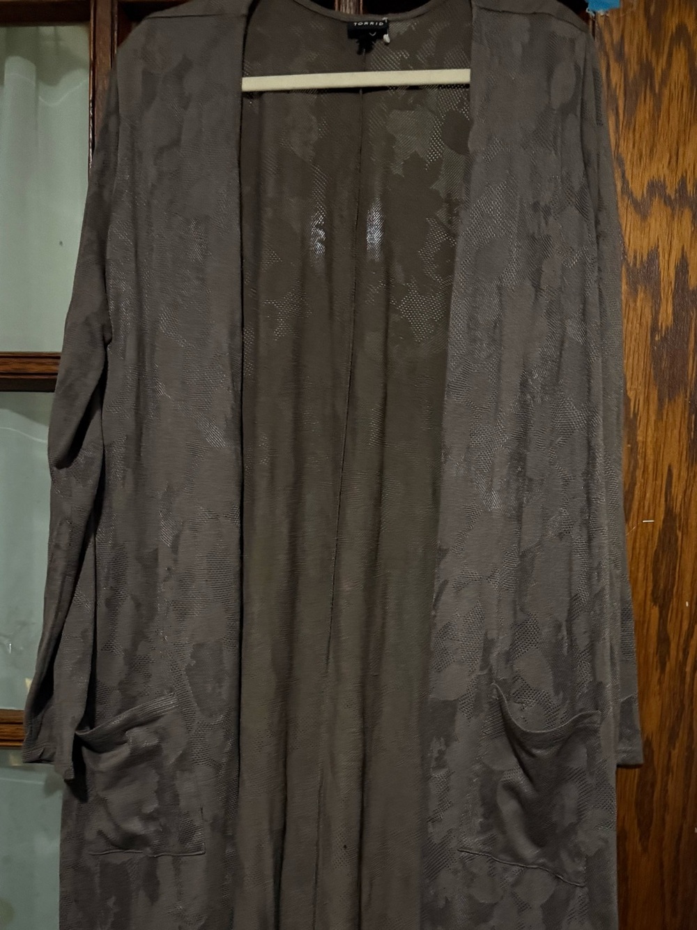 Torrid size 3 long cardigan duster